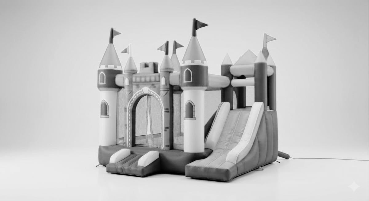 Château gonflable 12m2 toboggans — Big Air 2018