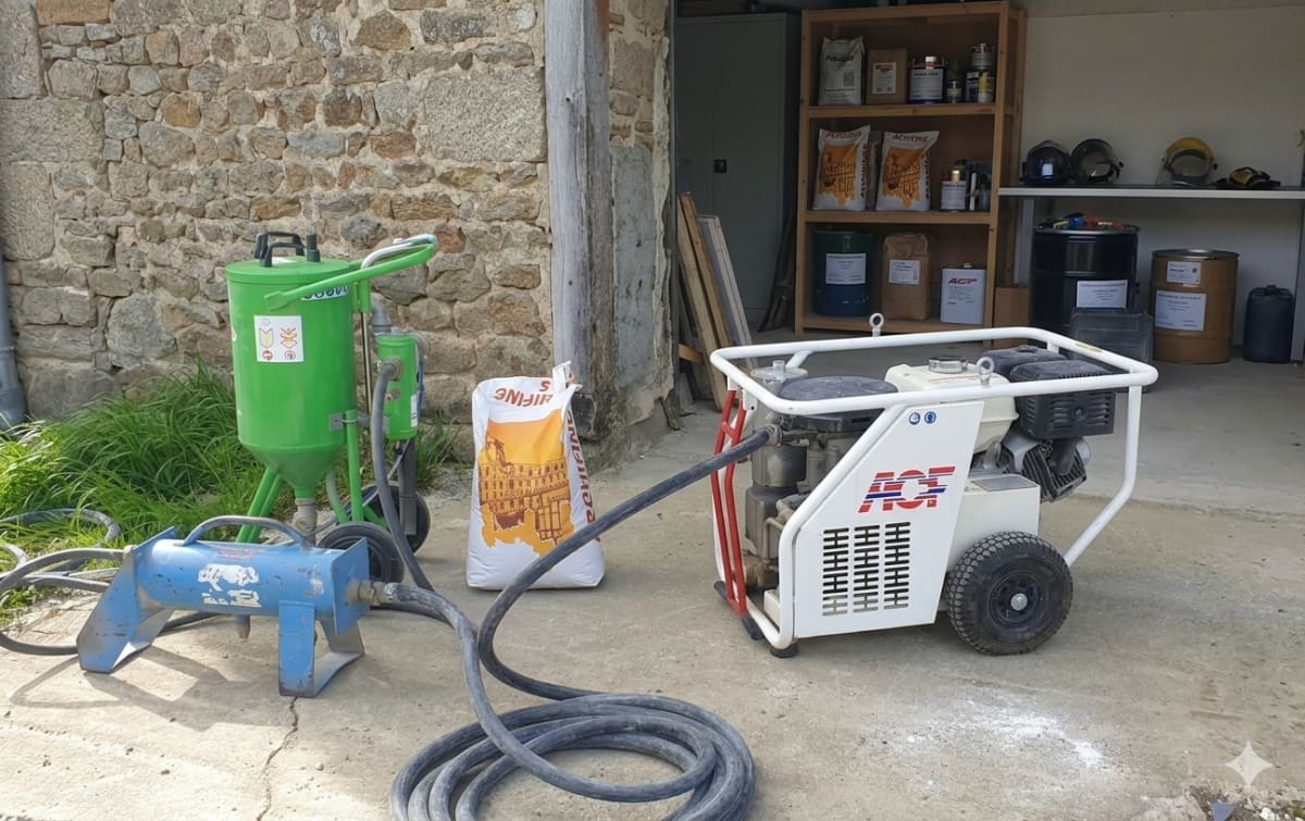 Aérogommeuse Sablux 2023