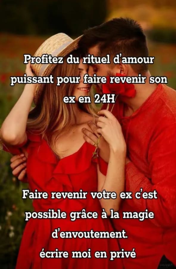 Envoûtement amoureux immédiat rapide puissant et efficace Tel : +229 90 47 86 07